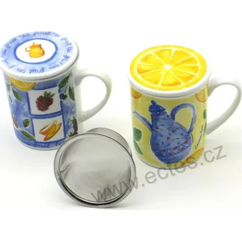 ChaCult FRUIT TIME hrnek+sítko+víčko 2 dekory 250ml