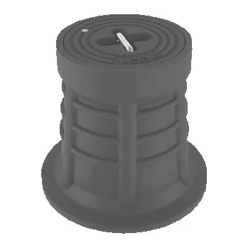 poklop Poklop šoupátkový HECKL PLASTUS, plastový, litinové víko, kruh, PLYN - černé víko ZL32900000000