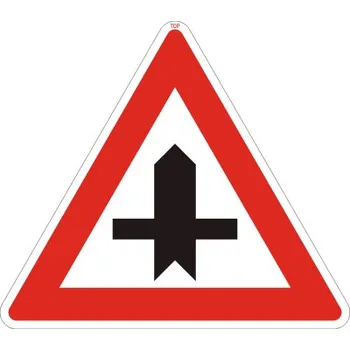 Dopravní značení Dopravní Značka P1 Křižovatka s vedlejší pozemní komunikací