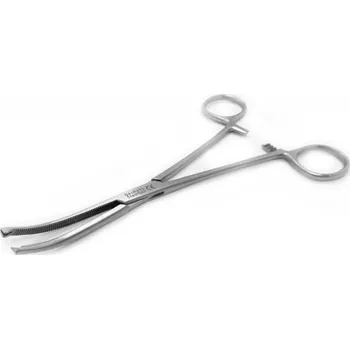 Kocher Haemostatic svorka zahnutá 18cm S/M 14234