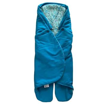 Zavinovačka CARATTI Jarní zavinka Melody by C... tyrkys/tyrkys kytka