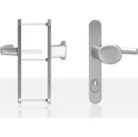 Dveřní kování klika-koule BLAUGELB KGT35, PZ92, ZA, nerez matná