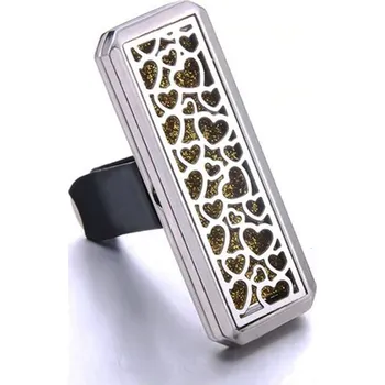 Vůně do auta Aroma difuzér do auta obdélník Srdce (Vaše jedinečná, originální přírodní vůně do auta, Váš osobní parfém do auta.)