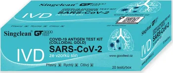 Diagnostický test Singclean COVID-19 Antigen Test Kit ze slin