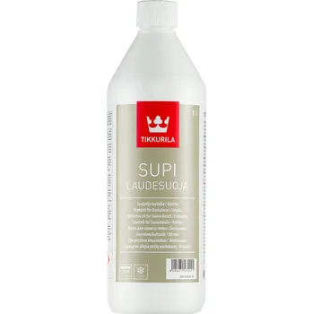 Olej na dřevo Tikkurila Supi Bench protection SUPI LAUDESUOJA (Olej na saunové lavičky) 1L