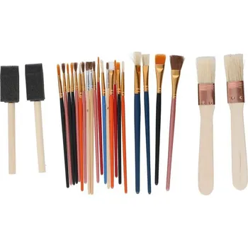 Umělecký štětec ARTICO SADA ŠTĚTCŮ NA MALOVÁNÍ 25 KS