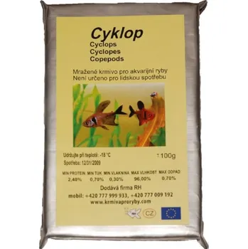 Krmivo pro rybičky Hemala David Mražené Cyklop 100 g