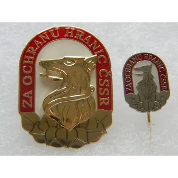 Za ochranu hranic ČSSR - červenohnědá varianta