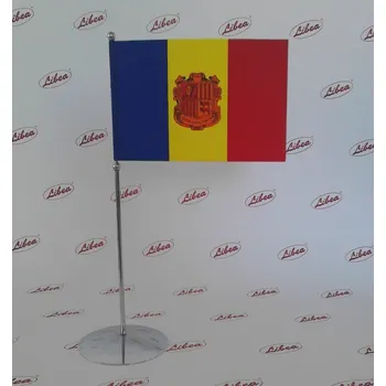 Vlajka Andorra, praporek na stojánek
