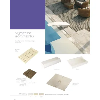 Vágner Pool Dekorace - mřížka roštu 500 x 250 x tl. 40 mm – Hladký povrch