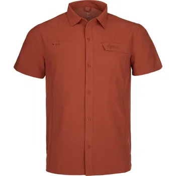 Pánská košile Kilpi Bombay-m tmavě červená pánská košile