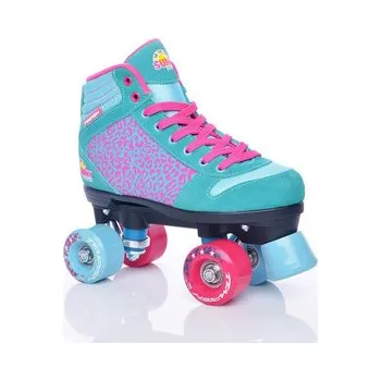 Kolečkové brusle Tempish SUNNY LEOPARD Kolečkové brusle modrá / růžová, UK 3, EU 35, 21,7 cm, 22,7 cm