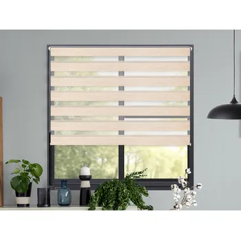 Roleta FEXI Zatemňovací Roleta Den a noc, Nature javor, B 013 v POLO kazetě, 150x30 cm