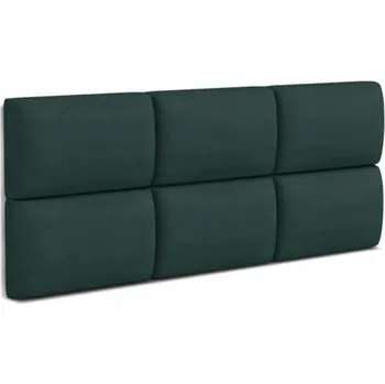 Čalouněný nástěnný panel 40x50cm TMAVĚ ZELENÁ TRINITY