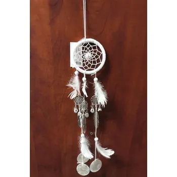 Lapač snů Lapač snů - Bílý (Dream catcher, lapač zlých snů)