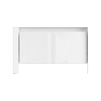 Noční stolek Kaspian noční stolek KOM1S, bílá/bílý lesk