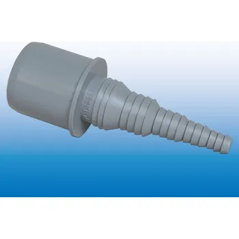 kanalizace HT Koncovka pro připojení hadice DN 40/25 - 19 - 13 - 10 - 8 mm přímá - R/4448