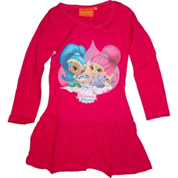 Dívčí šaty Dívčí červené šaty Shimmer a Shine. 104