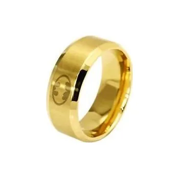 Seriál zlatý ocelový prsten Batman Logo Velikost 6