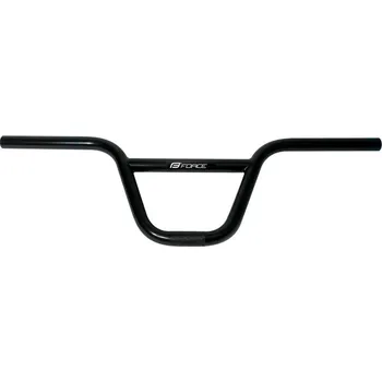 Rohy na řídítka Řidítka FORCE BMX Fe, černé lesklé