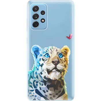Pouzdro na mobilní telefon Odolné silikonové pouzdro iSaprio - Leopard With Butterfly - Samsung Galaxy A72