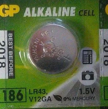 Článková baterie General Alkalická knoflíková baterie GP 186F (LR43)