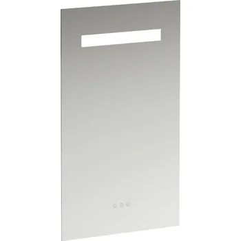 Zrcadlo Leelo - zrcadlo 45x80, hliníkový rám, LED osvětlení a prostorové osvětlení, dotykový senzor H4476139501441