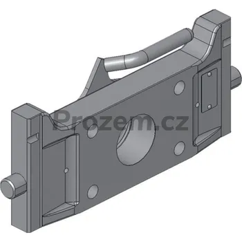 Příslušenství pro přívěs Přechodová deska závěsu 335/30/22, rozteč 140 x 80 mm, 07733552