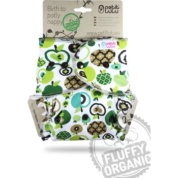 Plenkové kalhoty Jablka (zelená) - maxi noční plena pat