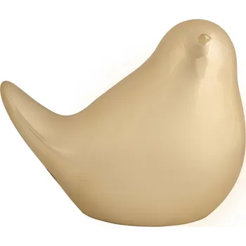 Váza Soška ptáka bird large 20 cm zlatá lesk Present Time (Barva- zlatá lesk)