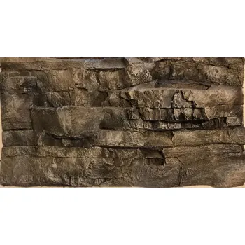 Dekorace do terária Pozadí Akvamex style terarijní s kapsami na zakázku