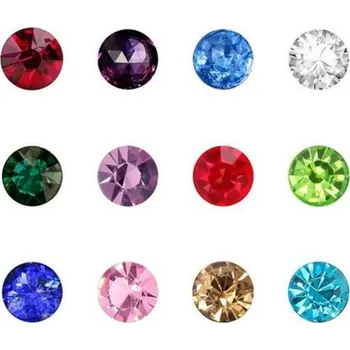 Dětské navlékací korálky Plovoucí vkládací ozdoba diamant barevný