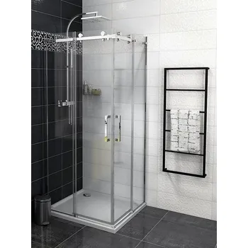 Čtvercová sprchová zástěna GELCO DRAGON 1100x1100x2000 mm Lze instalovat na vaničku nebo přímo na podlahu
