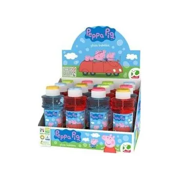 Bublifuk Bańki mydlane glass Peppa pig 300ml (12szt)
