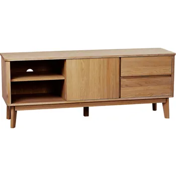 Televizní stolek ROWICO Dřevěný TV stolek YUMI hnědý 116909