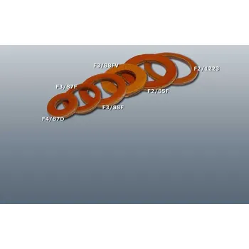 Těsnění převlečné matice 1/2" fíbr 18x12x2 mm - F3/88F