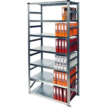 Dílenský regál Wexta Archivní regál na šanony, 3028x1350x600 mm, 8 polic, základní