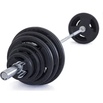 Trinfit Olympijská pogumovaná činka 130 kg