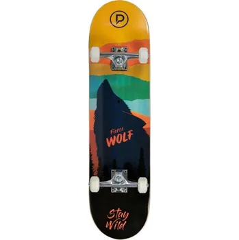 Skateboard Powerslide Skateboard Playlife Fierce Wolf 31x8[34] + DÁREK + Doprava ZDARMA