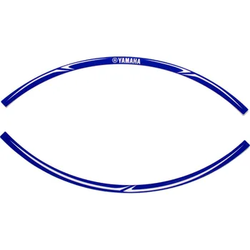 Zavazadlo na motocykl Samolepky na motocyklový ráfek – 17" kola - Yamaha Barva: Modrá