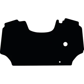 Rohožka GRANIT gumová rohožka do traktoru Deutz Fahr 5D Ecoline s diferenciálním zajišťovacím pedálem (od 05/2014), černá rohožka do traktor