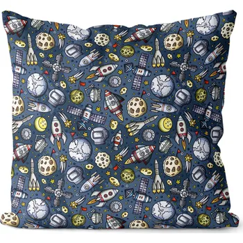 Dekorativní polštářek Polštářek Space kids (Velikost: 40 x 40 cm)