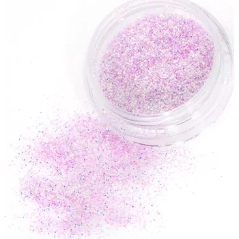 Umělé nehty Jemný glitrový prach na nehty - ICELAND 02 (Brokát na nehty )