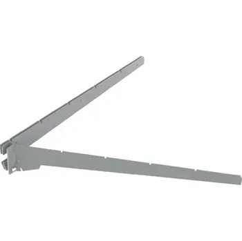 Prodejní regál Konzola dvojitá půlkruh/lichoběžník 300 mm - pravá - Wexta