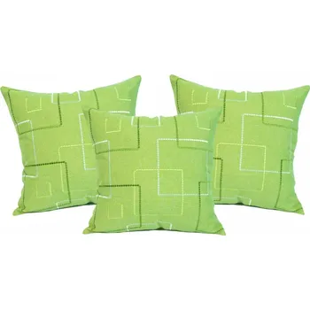 Polštář Návlek na polštář Čtverec zelený - samostatný návlek