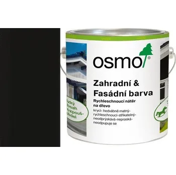 Olej na dřevo Osmo ZAHRADNÍ A FASÁDNÍ BARVA - 7505 - hluboce černá Velikost balení: 2,5 l + dárek k objednávce nad 1000Kč