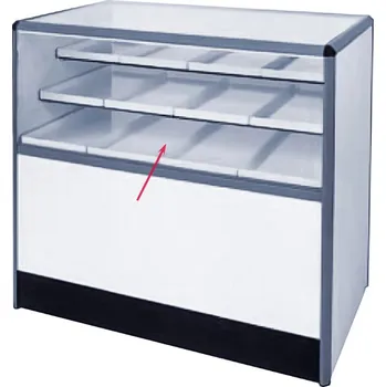 Prodejní regál Wexta Vložky pultu s výstavními policemi (12 ks)