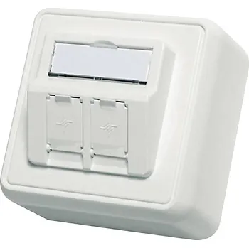 Datový terminál Telegärtner síťová zásuvka na omítku nevybavený specifikací alpská bílá