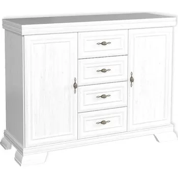 Komoda Rustikální komoda Kora 3 - borovice andersen