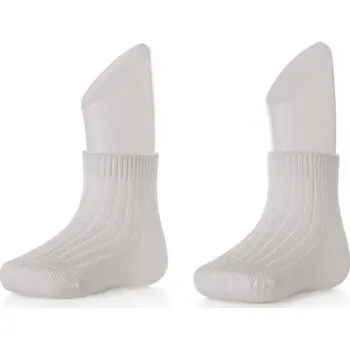 Ponožky XKKO BMB Pastels White, 24-36 měsíců, 2 páry